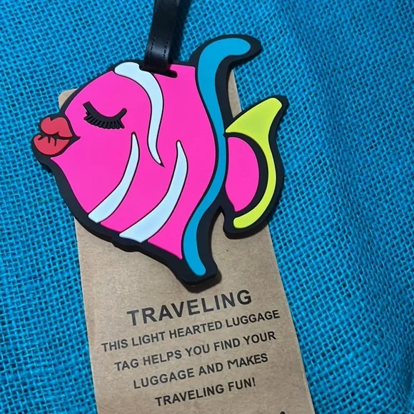 Tropical fish 🐠 Luggage tag - Picture 6 of 6